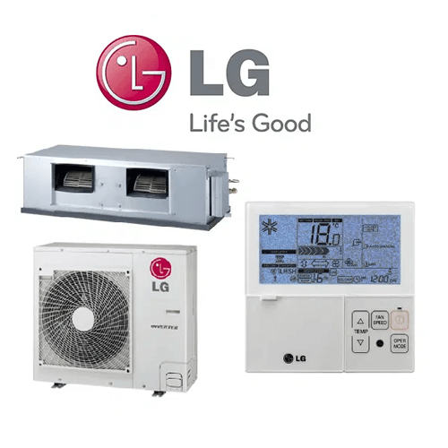 LG B70AWY-9L6 20.0kW High Static Ducted System 3 Phase | Backlit Controller