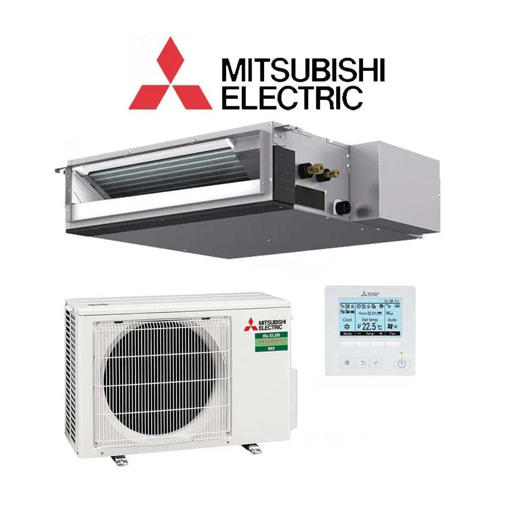 MITSUBISHI ELECTRIC SEZM25DAKIT 2.5kW Bulkhead Inverter | PAR-40MAA Wired Controller - Single Phase