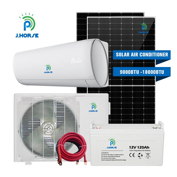 Eco-Friendly Solar Air Conditioners 9000Btu 1HP 0.75Ton for Home Office Business | JHORSE